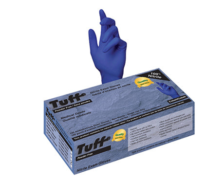 5Mil TUFF Nitrile Cobalt Exam Glove (100 Gloves /Box)