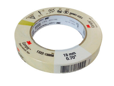 3M Comply Steam Autoclave Indicator Tape, 1322, 18 mm x 55 m