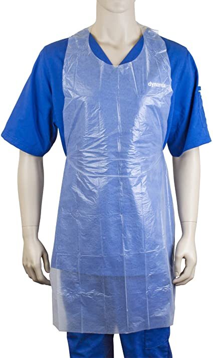 Dynarex Disposable Aprons 100 Aprons / Box Individually Packaged