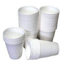 Safebasics White Plastic Cups 5oz 50 Cups/Sleeve