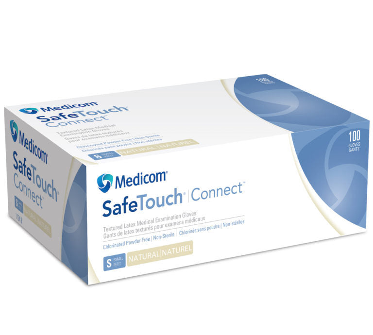 4.7Mil Medicom SafeTouch Connect Latex Exam Glove (Clearance)