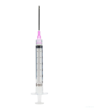 3ml BD Syringe Luer Lok with  18G x 1.5