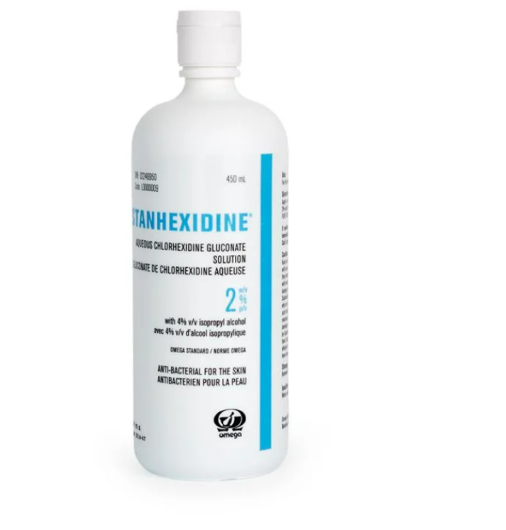 Stanhexidine  Aqueous Blue CHG 2% Antiseptic Solution